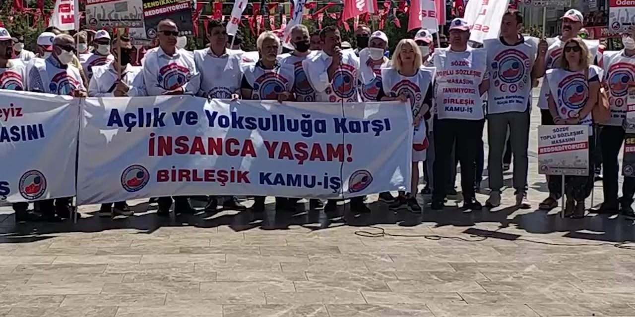 BİRLEŞİK KAMU-İŞ, AYDIN'DA: "HAKKIMIZI ALANA KADAR ALANLARDAYIZ"