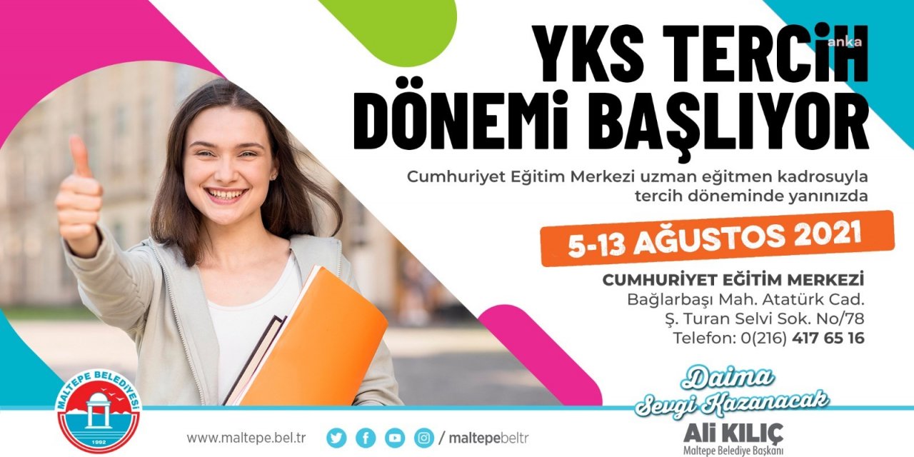 MALTEPE BELEDİYESİ’NDEN ÜNİVERSİTE ADAYLARINA ÜCRETSİZ REHBERLİK HİZMETİ