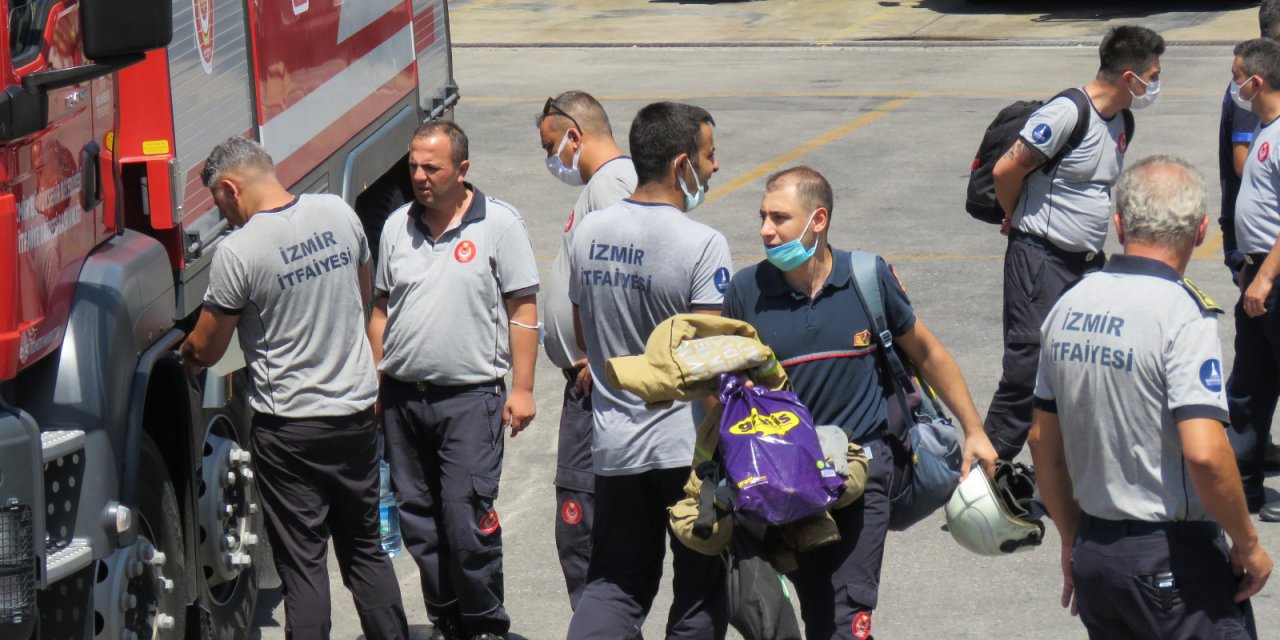 MANAVGAT'TAKİ YANGINA İZMİR’DEN MÜDAHALE DESTEĞİ