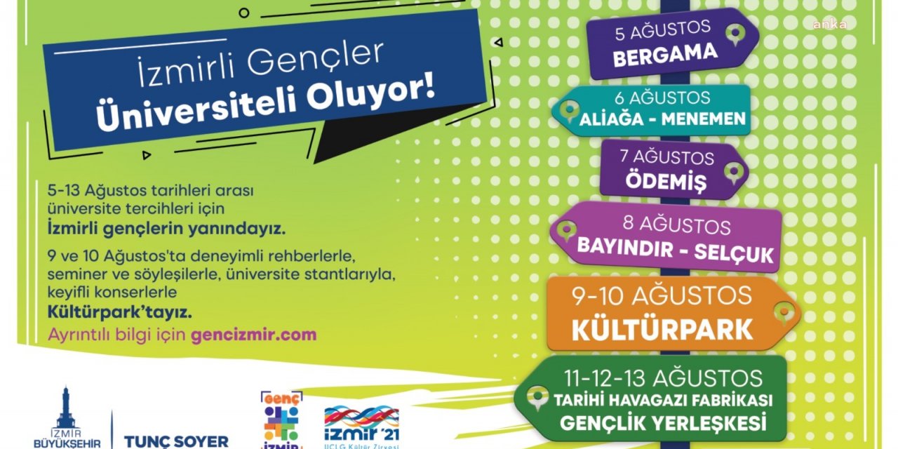 İZMİR BÜYÜKŞEHİR BELEDİYESİÜNİVERSİTE TERCİHİNDE GENÇLERİ YALNIZ BIRAKMIYOR
