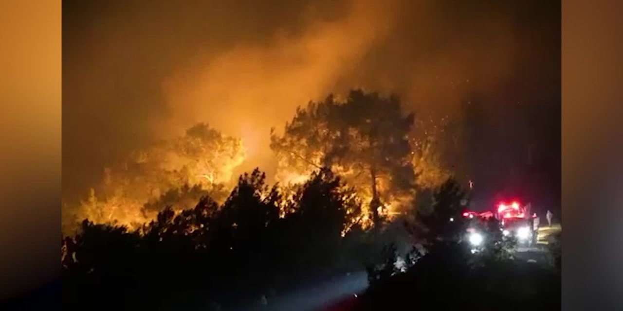 ADANA'DAKİ ORMAN YANGINLARINA MÜDAHALE DEVAM EDİYOR
