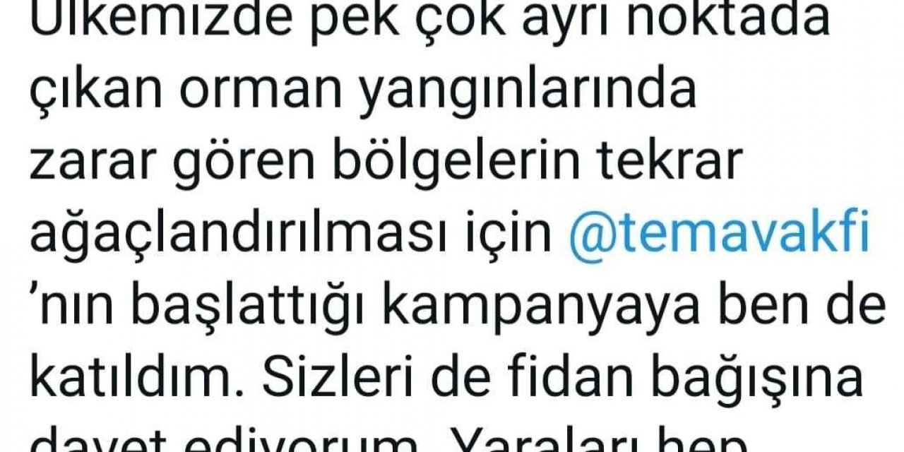 BEŞİKTAŞ BELEDİYE BAŞKANI AKPOLAT, TEMA VAKFI’NA FİDAN BAĞIŞINDA BULUNDU