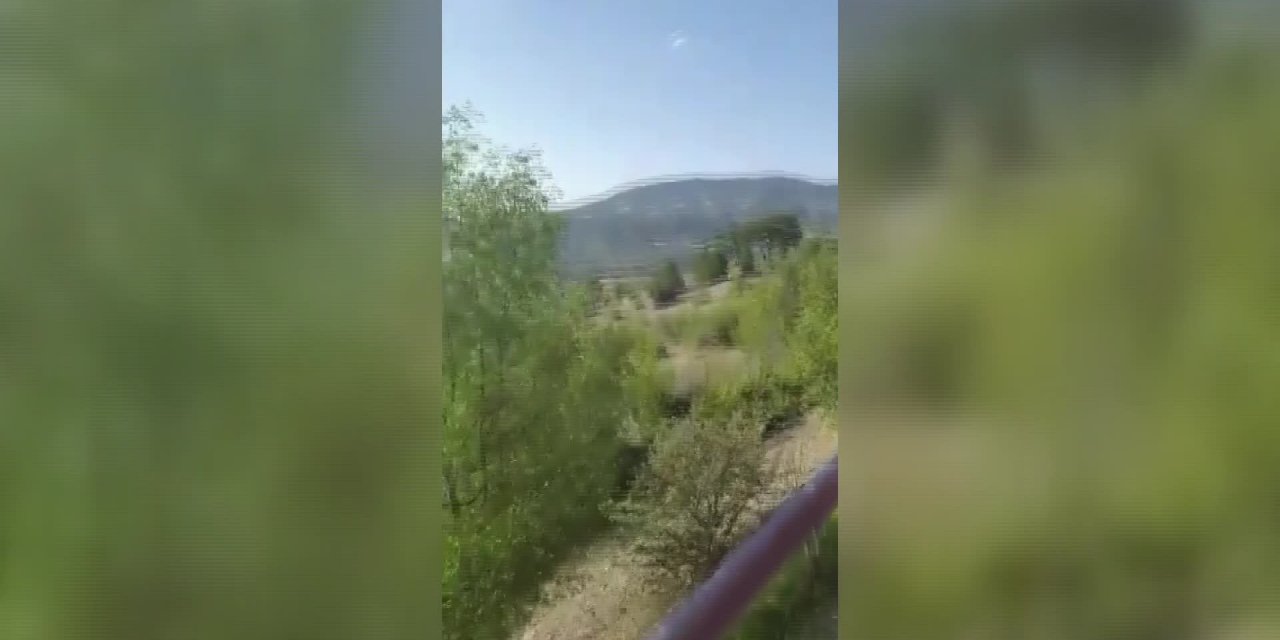 MANSUR YAVAŞ: "KIZILCAHAMAM'DA ÇIKAN ORMAN YANGINI KONTROL ALTINA ALINDI"