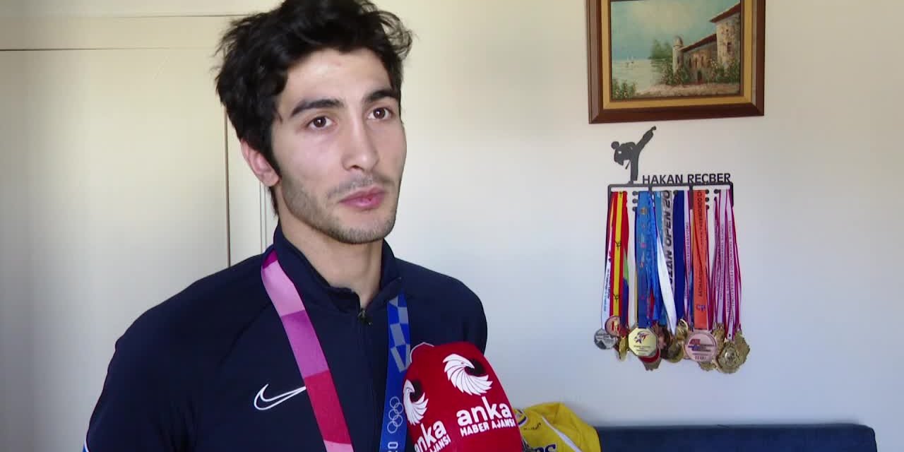 OLİMPİYAT ÜÇÜNCÜSÜ HAKAN REÇBER, ANKA’YA KONUŞTU: “2024'TE ALTIN MADALYA İSTİYORUM"