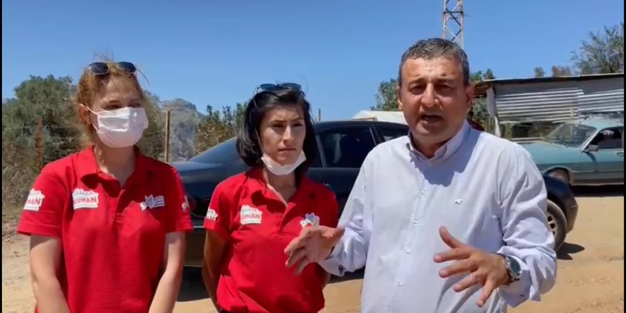 CHP’Lİ BULUT YANGIN BÖLGESİNDE DİNLEDİĞİ GÖREVLİ: “SOĞUTMA İŞLEMİ YAPILMADIĞI İÇİN YANGIN TEKRAR ÇIKIYOR”