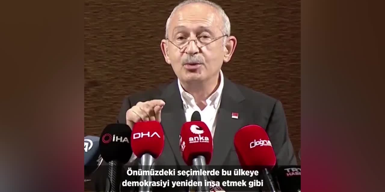 CHP LİDERİ KILIÇDAROĞLU: OTORİTER YÖNETİM Mİ, DEMOKRASİ Mİ?