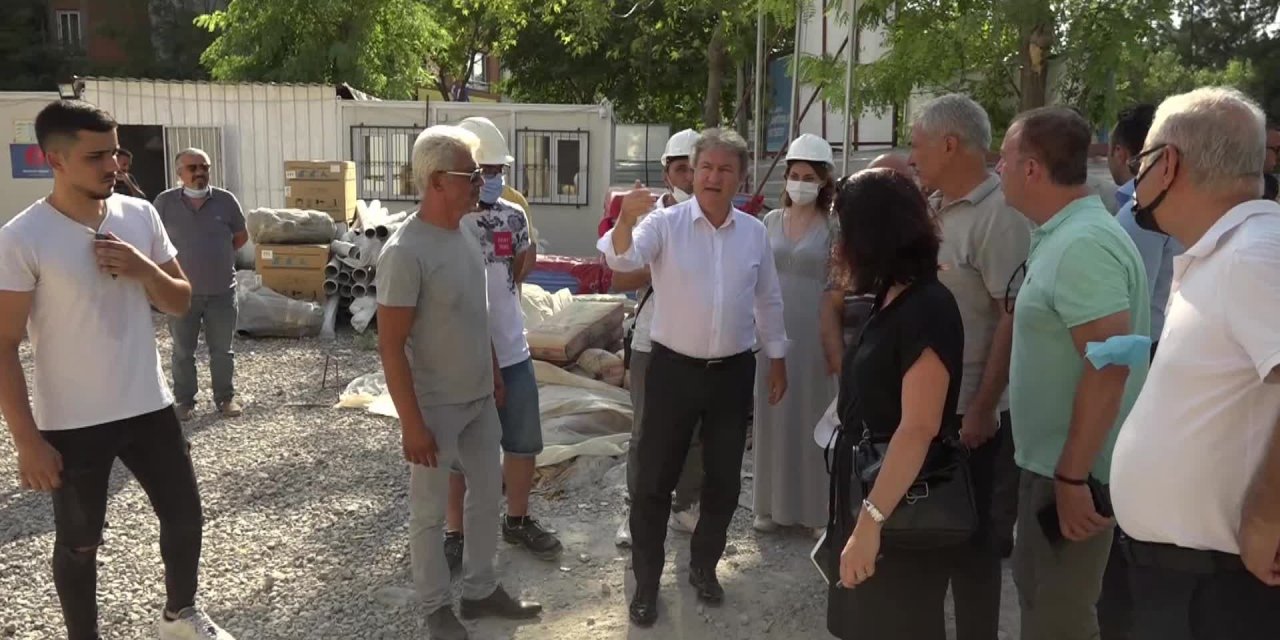 BORNOVA YENİ HAVUZUNA KAVUŞUYOR