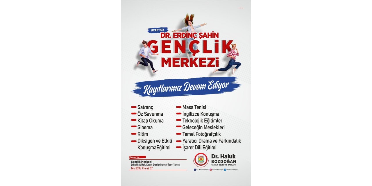 TARSUS BELEDİYESİ, PANDEMİ MOLASI VERDİĞİ KURSLARA YENİDEN BAŞLADI