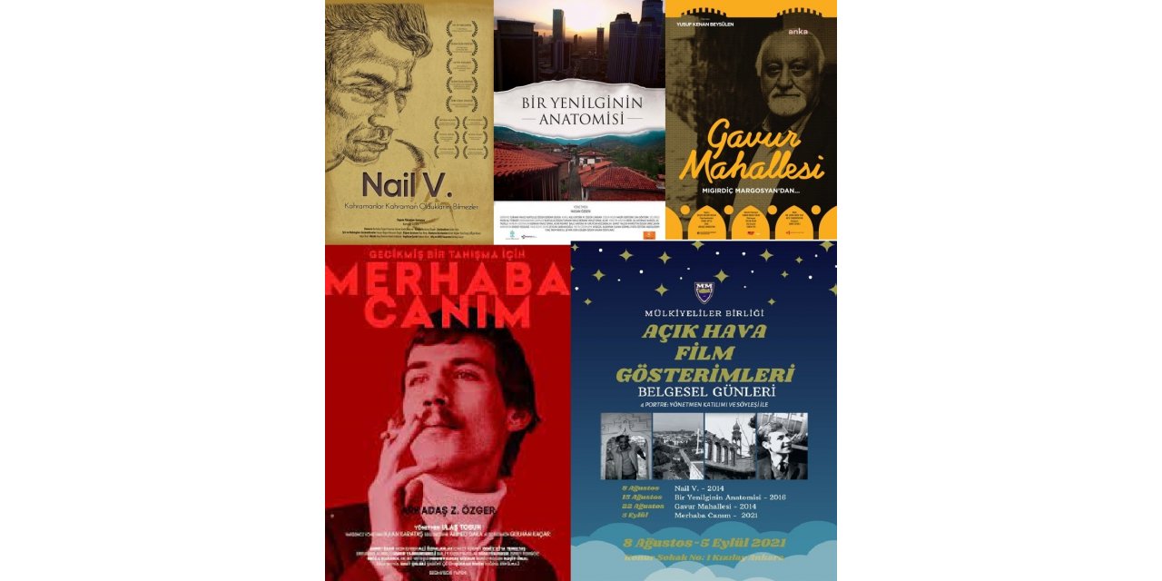 MÜLKİYELİLER BİRLİĞİ AÇIK HAVA FİLM GÖSTERİMLERİ BAŞLIYOR