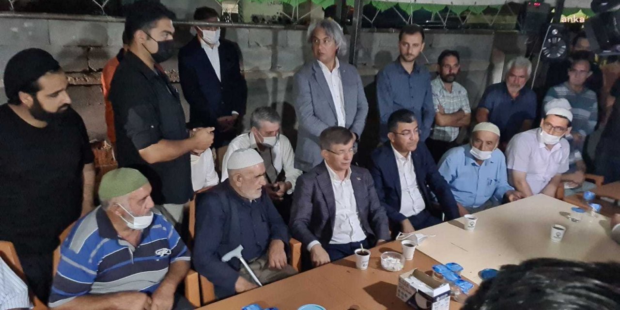 DAVUTOĞLU’NDAN DEDEOĞLU AİLESİNE TAZİYE ZİYARETİ