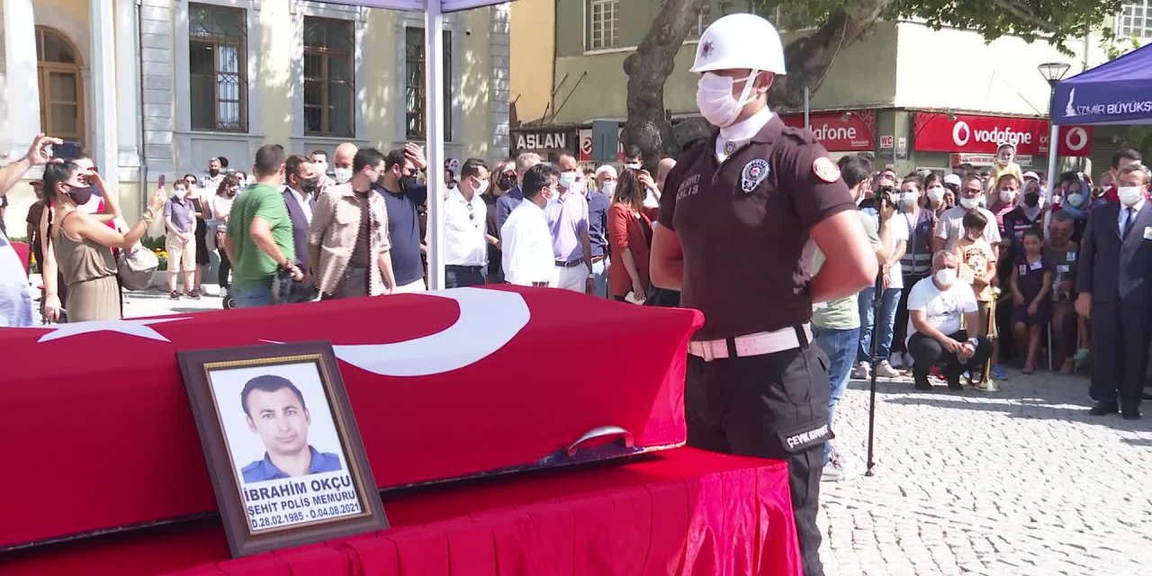 İZMİR ŞEHİDİNİ UĞURLADI