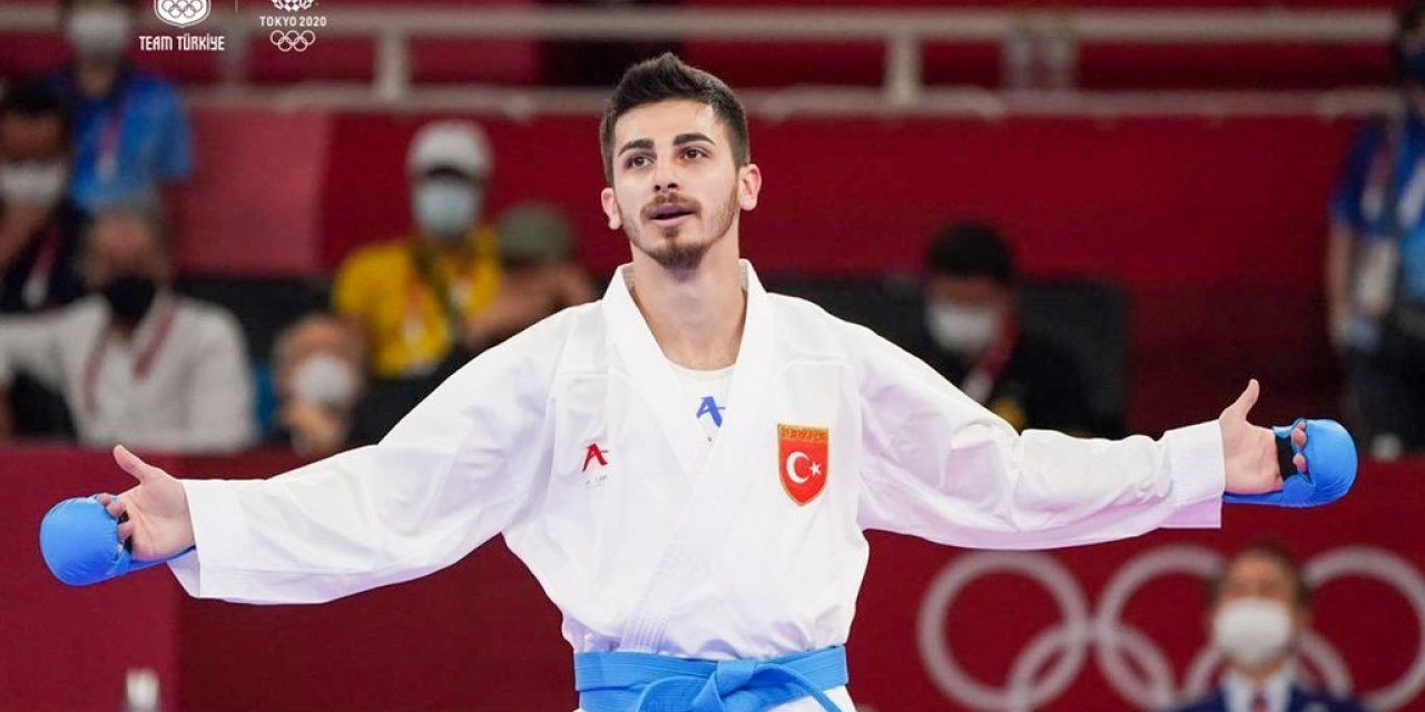 MİLLİ KARETECİ ERAY ŞAMDAN'DAN GÜMÜŞ MADALYA
