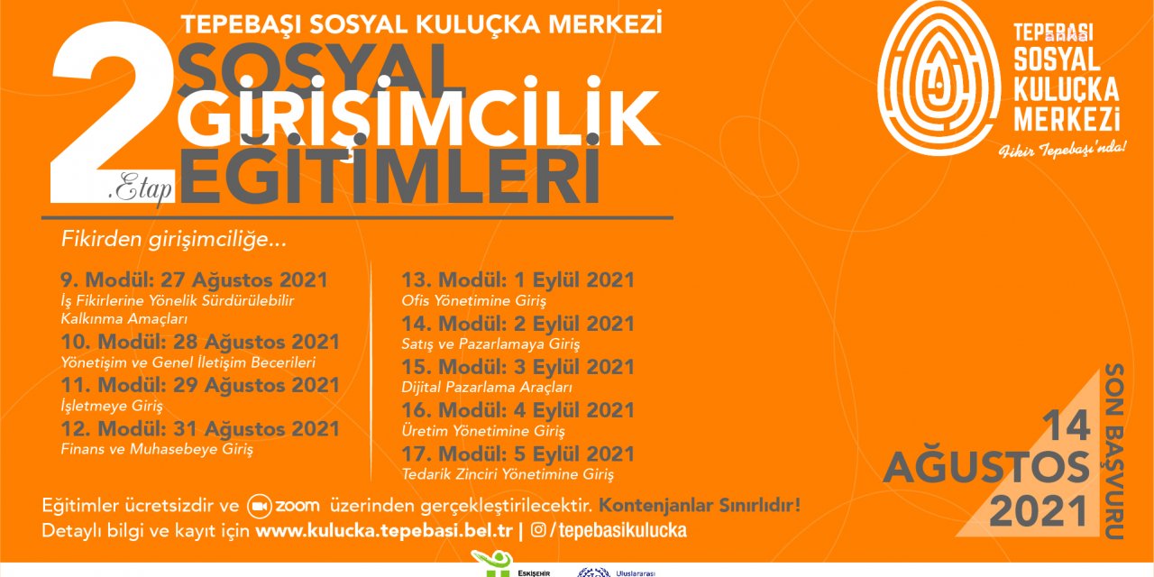 TEPEBAŞI'NDA SOSYAL GİRİŞİMCİLİK EĞİTİM PROGRAMI BAŞLIYOR
