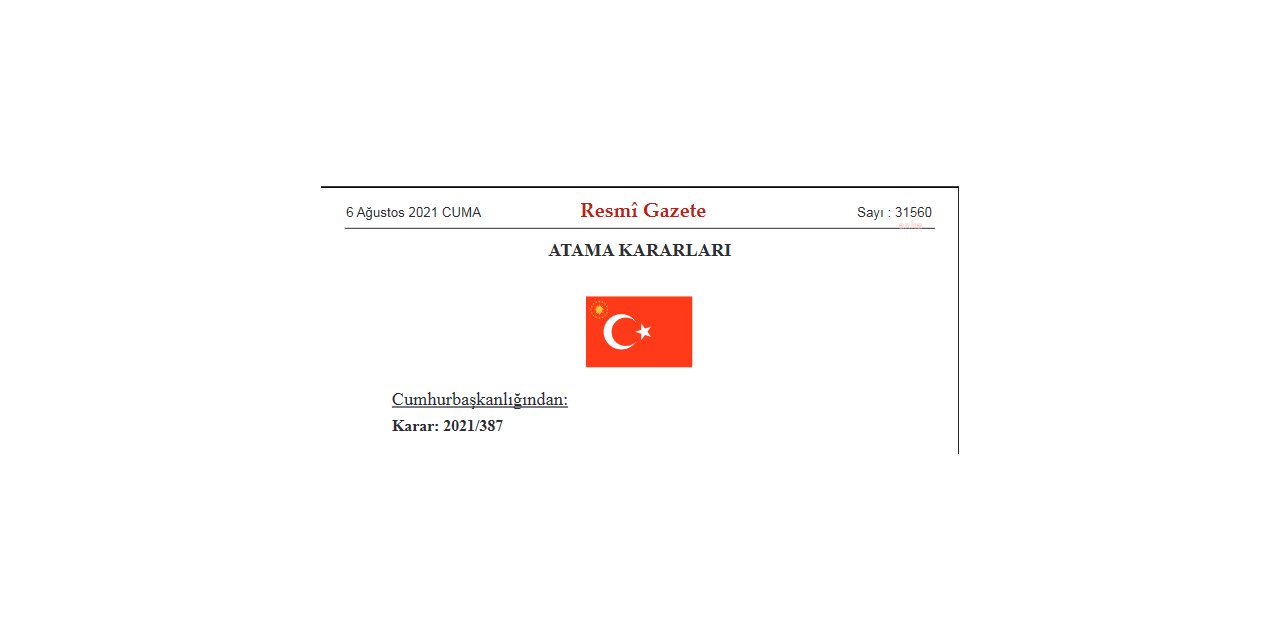 ATAMA KARARLARI RESMİ GAZETE'DE