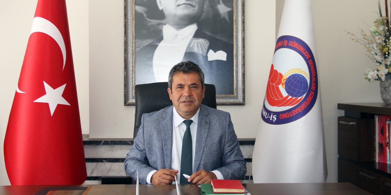 BİRLEŞİK KAMU-İŞ KONFEDERASYONU GENEL BAŞKANI MEHMET BALIK: "İKTİDARIN EĞİTİMSİZLİK POLİTİKALARINA MİLLİ EĞİTİM BAKANI DAYANMIYOR"