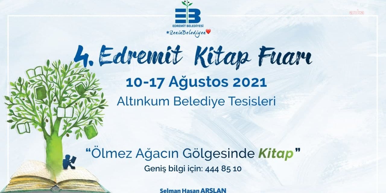 4. EDREMİT KİTAP FUARI SALI GÜNÜ BAŞLIYOR