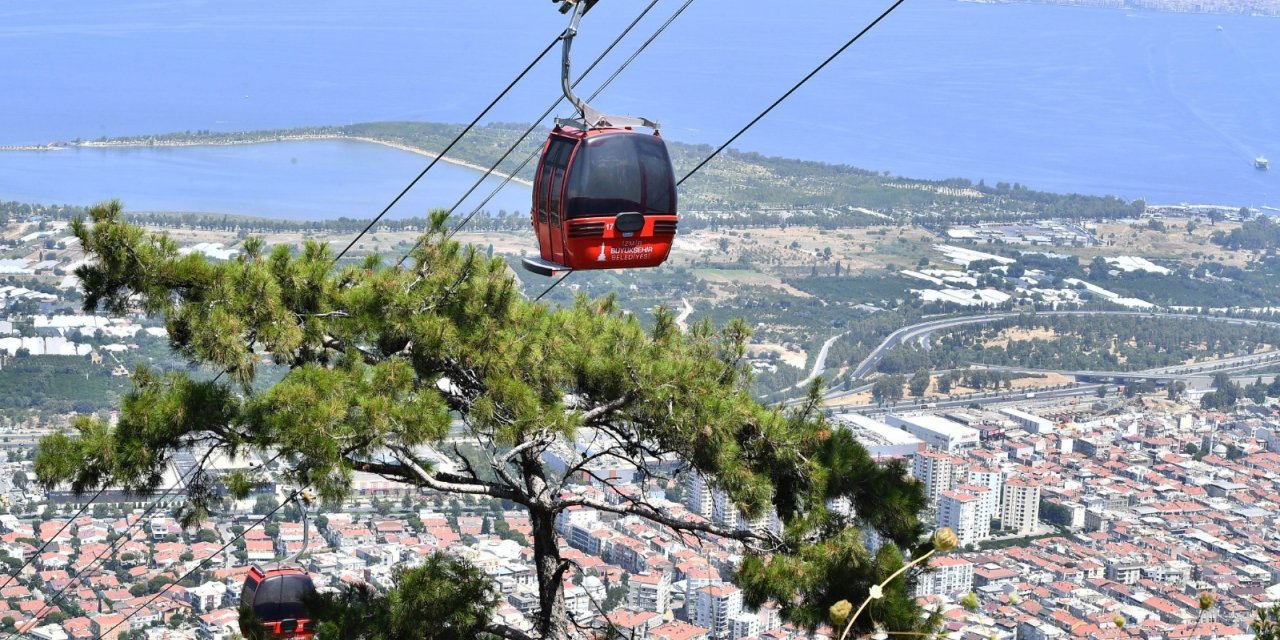 İZMİR’DE TELEFERİK YANGIN RİSKİ NEDENİYLE BİR HAFTA DAHA KAPALI KALACAK