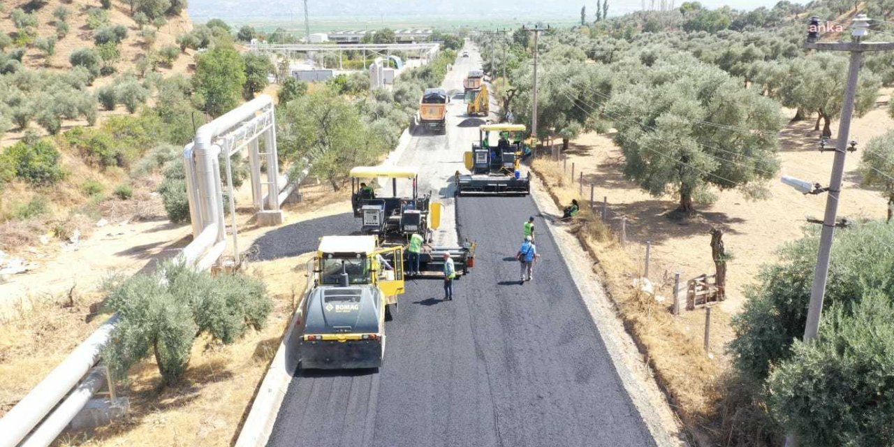 AYDIN BÜYÜKŞEHİR BELEDİYESİ 6 NOKTADA YENİ YOLLARI YAPIYOR