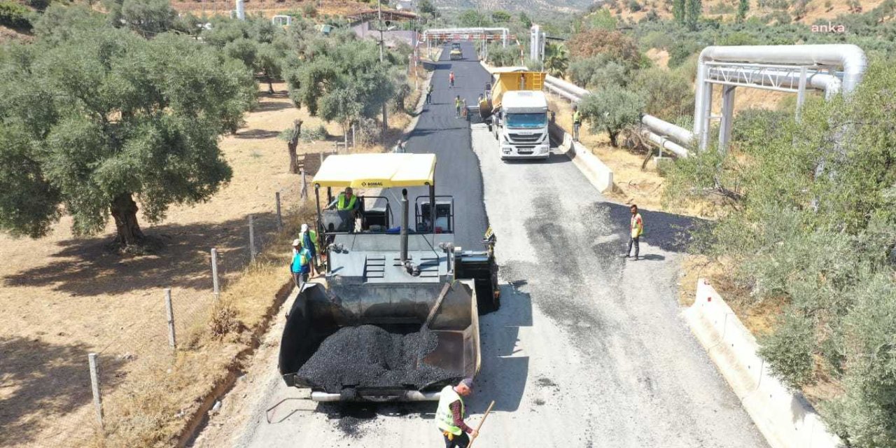 AYDIN BÜYÜKŞEHİR BELEDİYESİ YOL YENİLEME ÇALIŞMALARI YAPIYOR
