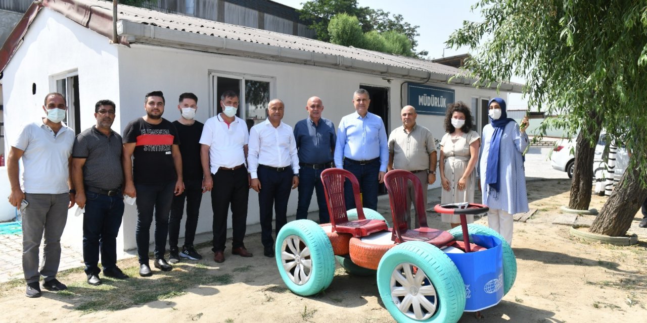 ESENYURT BELEDİYE BAŞKANI BOZKURT, YENİ YAPILAN 1. SINIF ATIK GETİRME MERKEZİ’NİİNCELEDİ