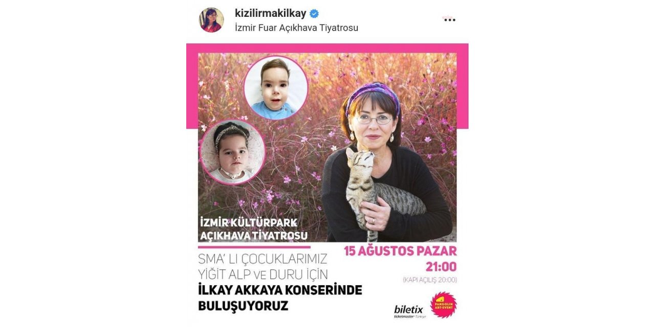 İLKAY AKKAYA'DAN SMA'LI HASTALARA DESTEK KONSERİ