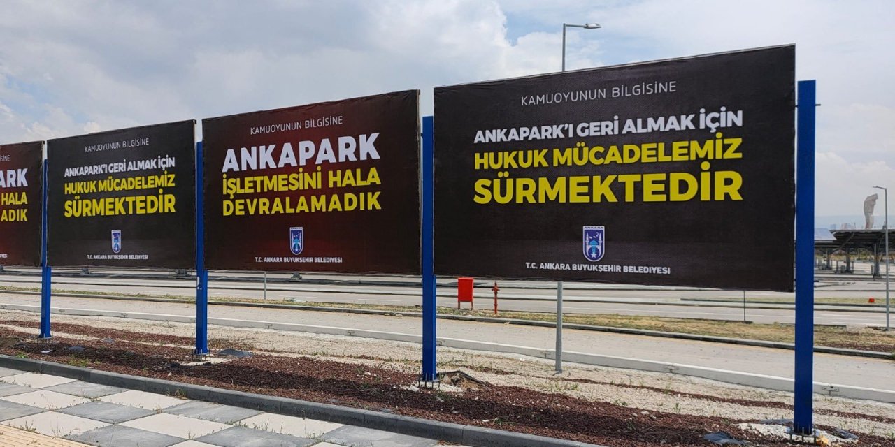 ANKARA BÜYÜKŞEHİR BELEDİYESİ: ANKAPARK'IN ABB'YE DEVREDİLMEDİĞİ HER GEÇEN GÜN MİLYONLARCA LİRALIK ZARAR ARTIYOR