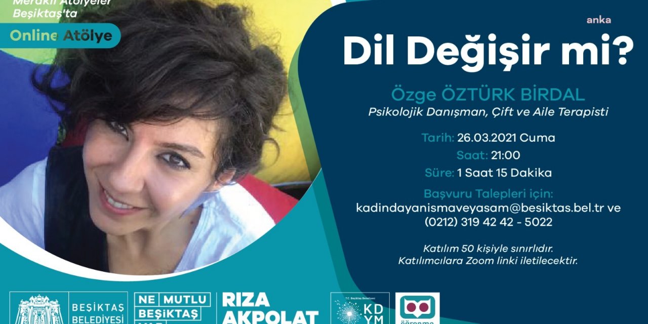 MERAKLI ATÖLYELER BEŞİKTAŞ’TA BAŞLIYOR