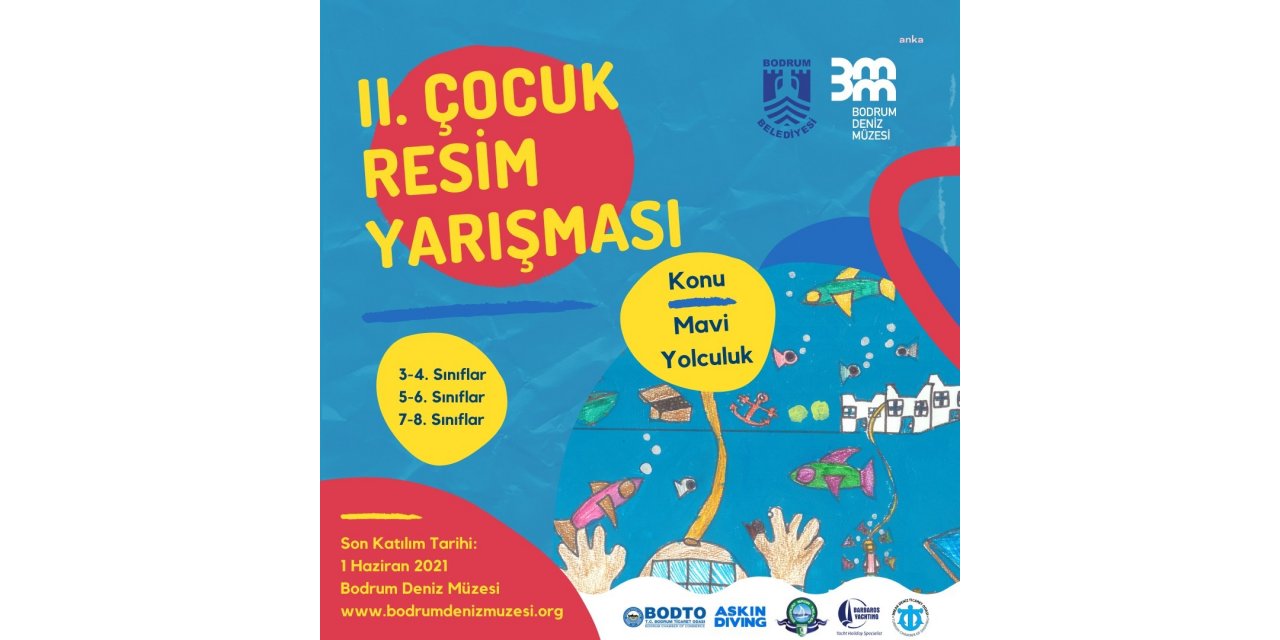 BODRUMLU ÇOCUKLAR MAVİ YOLCULUĞU ÇİZECEK