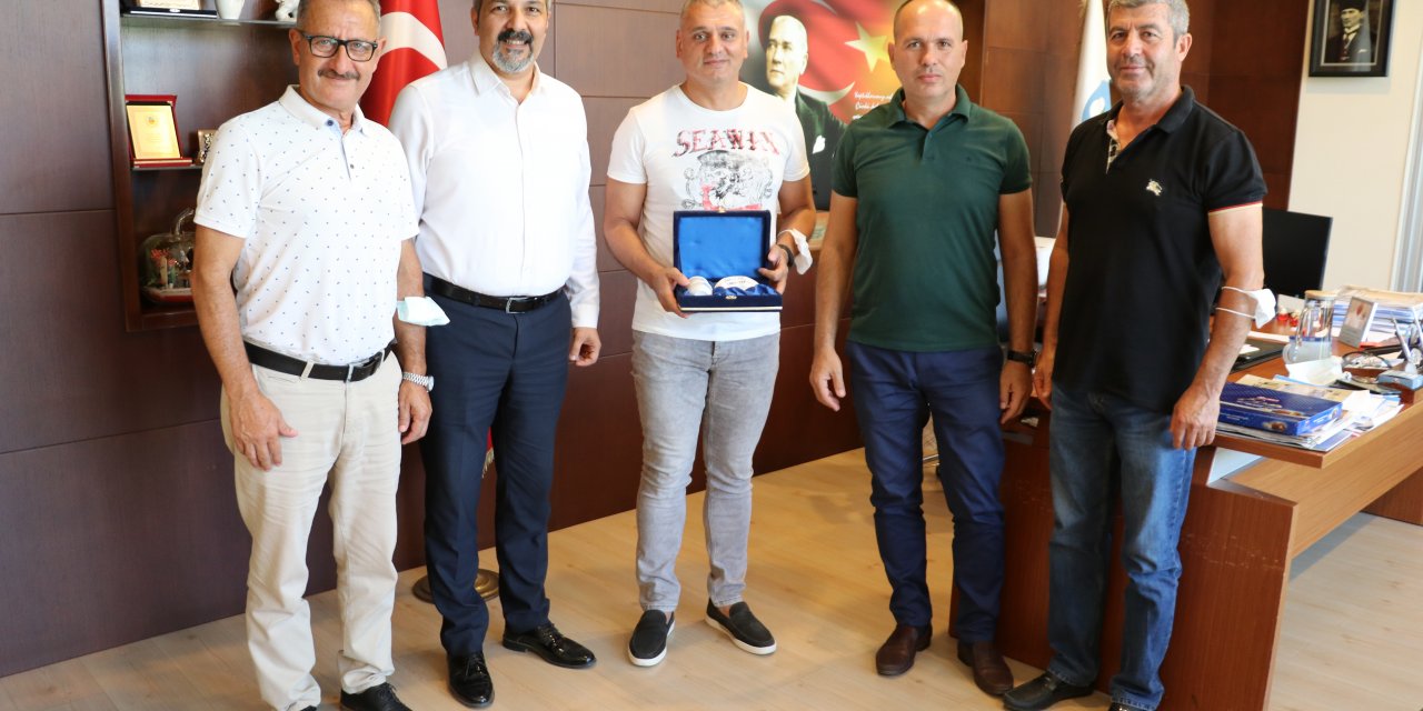 TÜRKİYE SUALTI SPORLARI FEDERASYONU BAŞKANI ÖZEN’DEN SÖKE BELEDİYESİNE ZİYARET