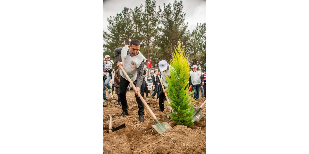 KUŞADASI BELEDİYE BAŞKANI GÜNEL, FİDAN BAĞIŞLADI