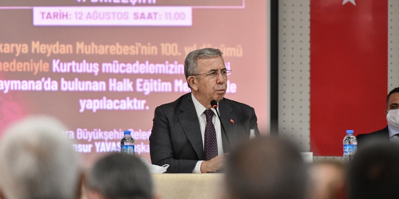 MANSUR YAVAŞ: ANKARA YENİDEN ŞAHLANIŞIN MERKEZİDİR