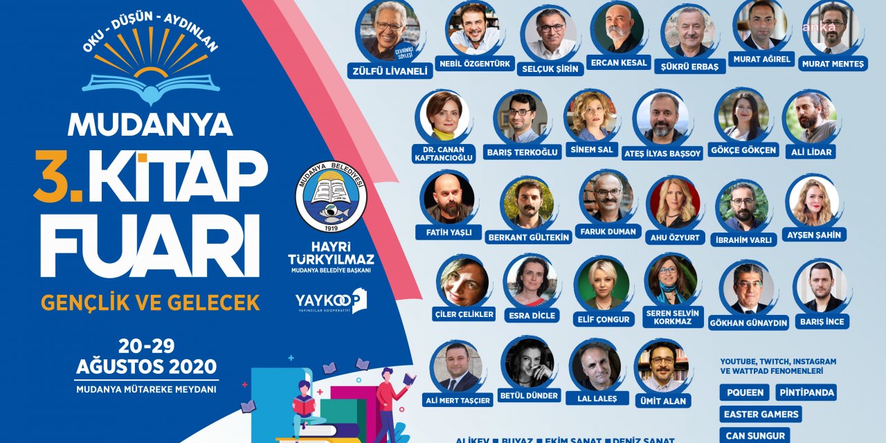 MUDANYA 3. KİTAP FUARI BAŞLIYOR