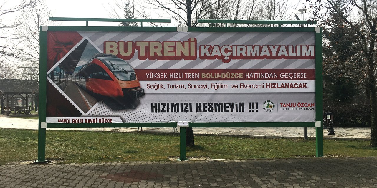 BOLU BELEDİYESİ’NDEN YHT KAMPANYASI: BU TRENİ KAÇIRMAYALIM