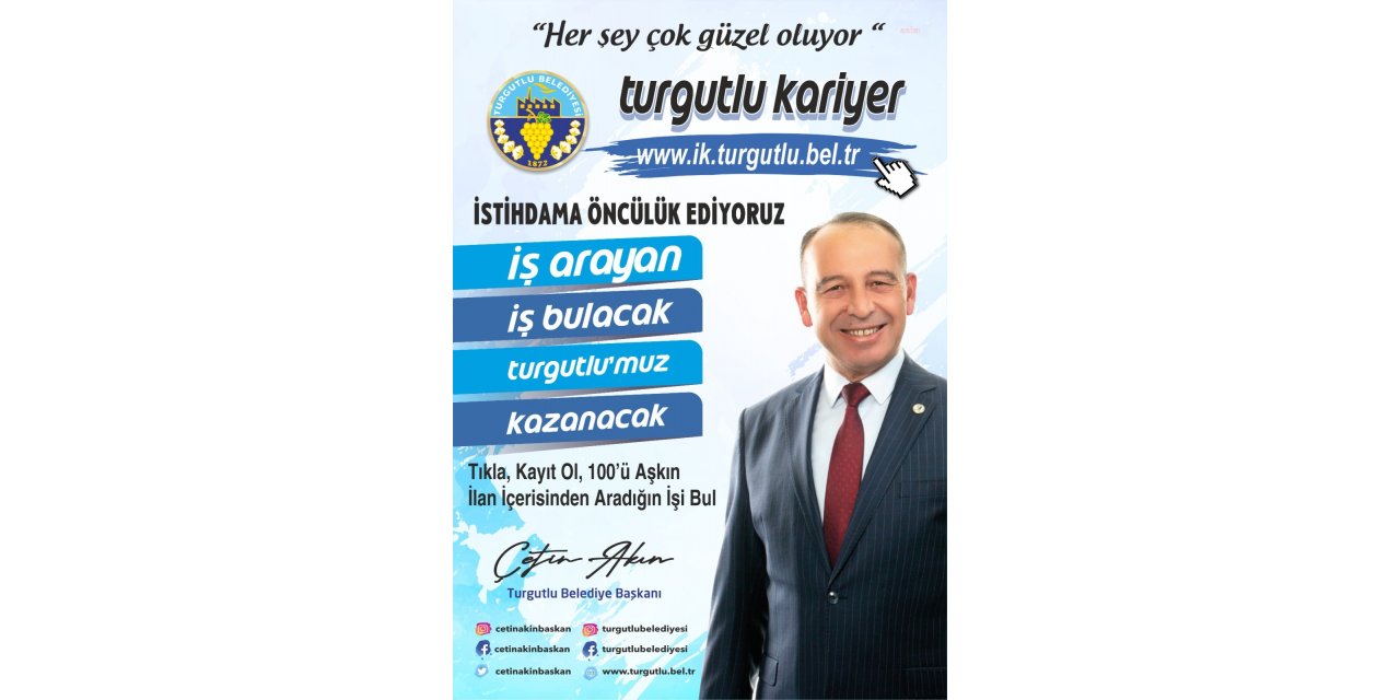 TURGUTLU BELEDİYESİ'NDEN İSTİHDAMA DESTEK