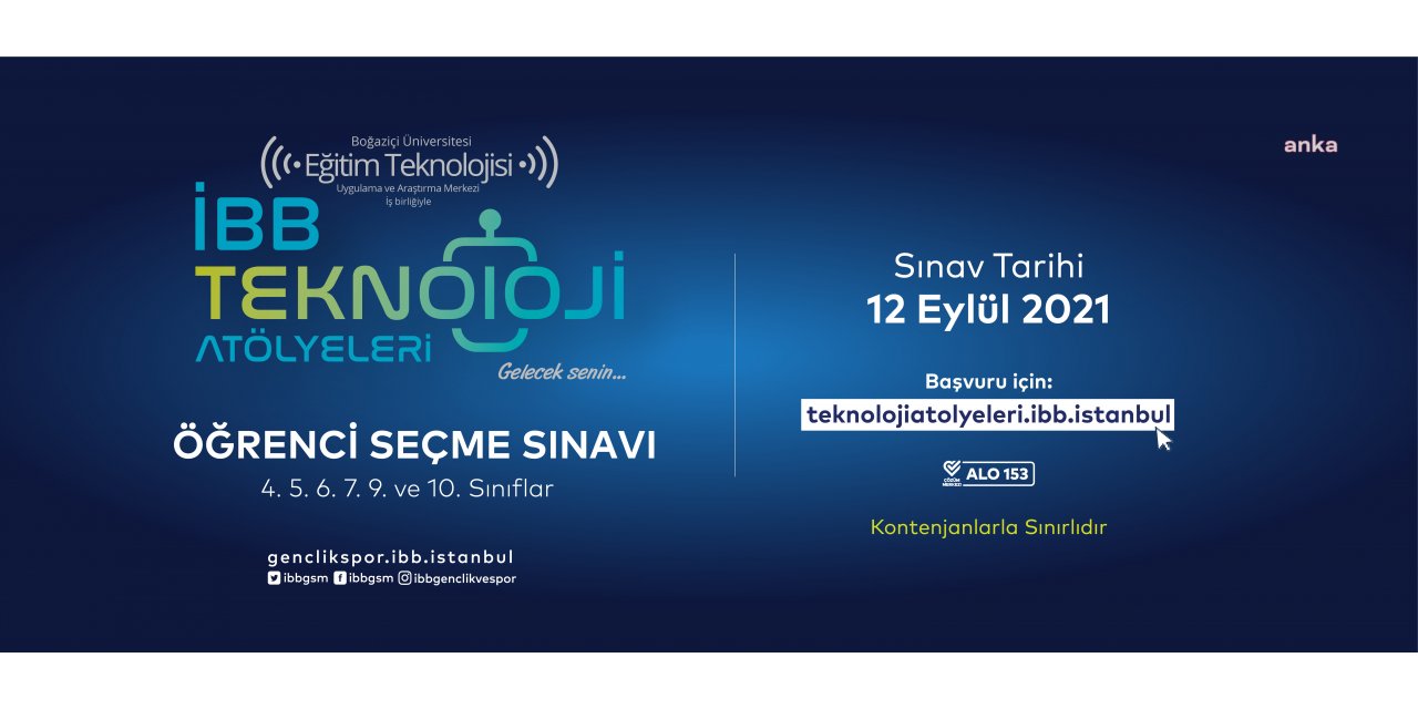 İBB TEKNOLOJİ ATÖLYELERİ AÇIYOR