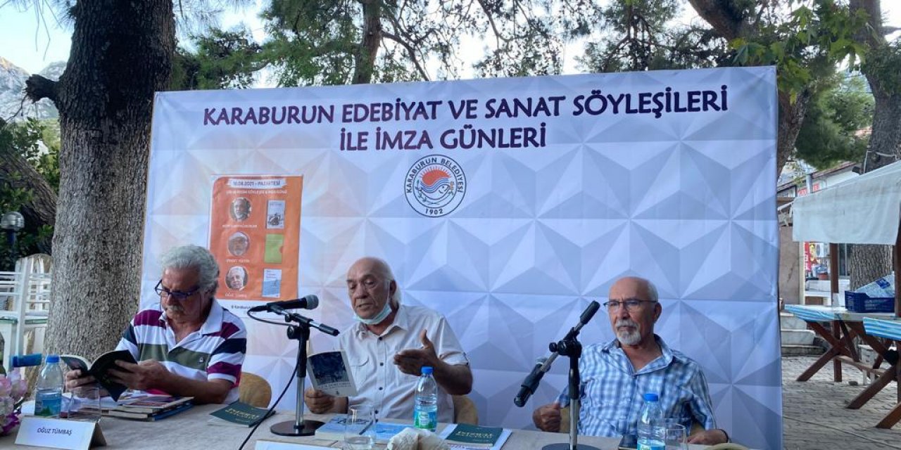 KARABURUN’DA EDEBİYAT VE SANAT SÖYLEŞİLERİ, KALDIĞI YERDEN DEVAM EDİYOR