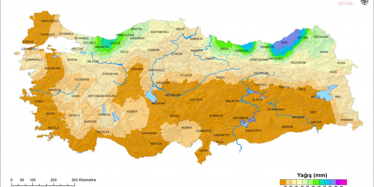 METEOROLOJİ: TEMMUZ AYI YAĞIŞLARI NORMALE GÖRE ARTIŞ GÖSTERDİ