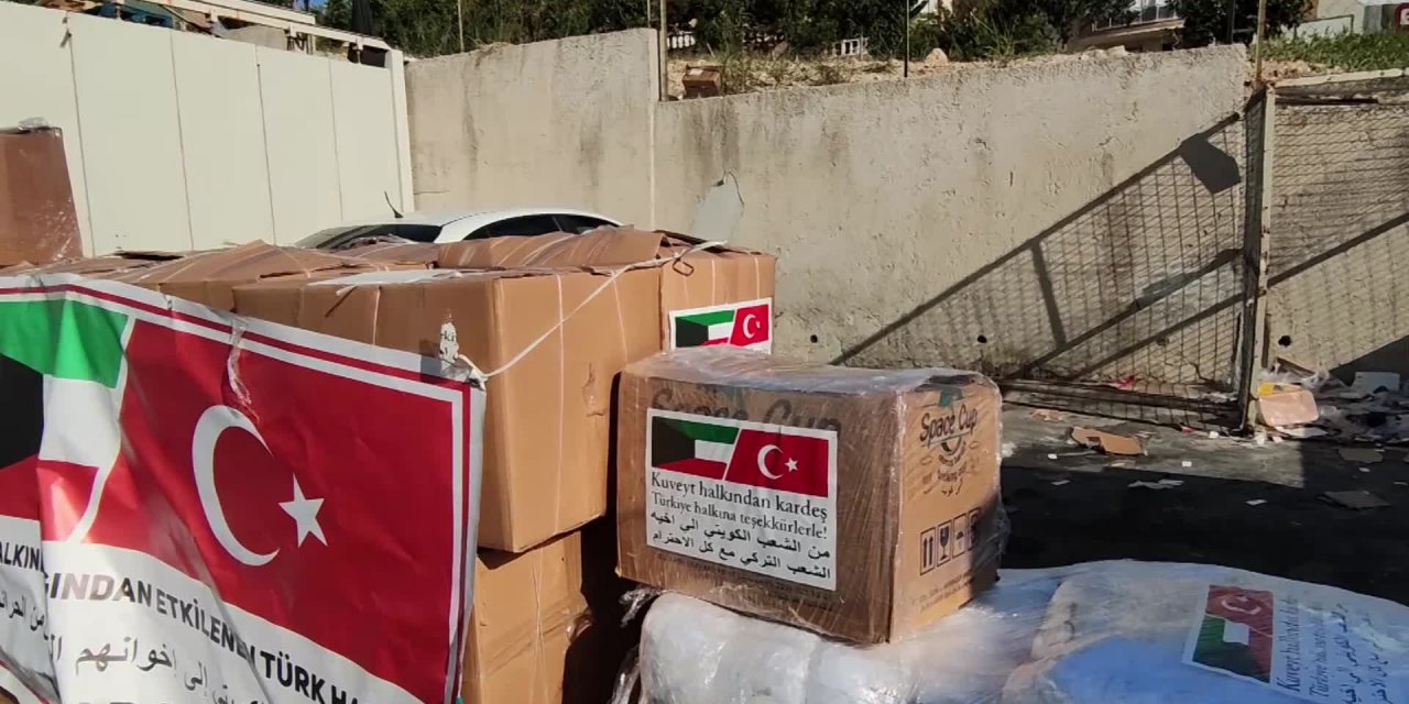 KUŞADASI'NDA YAŞAYAN KUVEYTLİLER'DEN SEL MAĞDURLARINA YARDIM ELİ