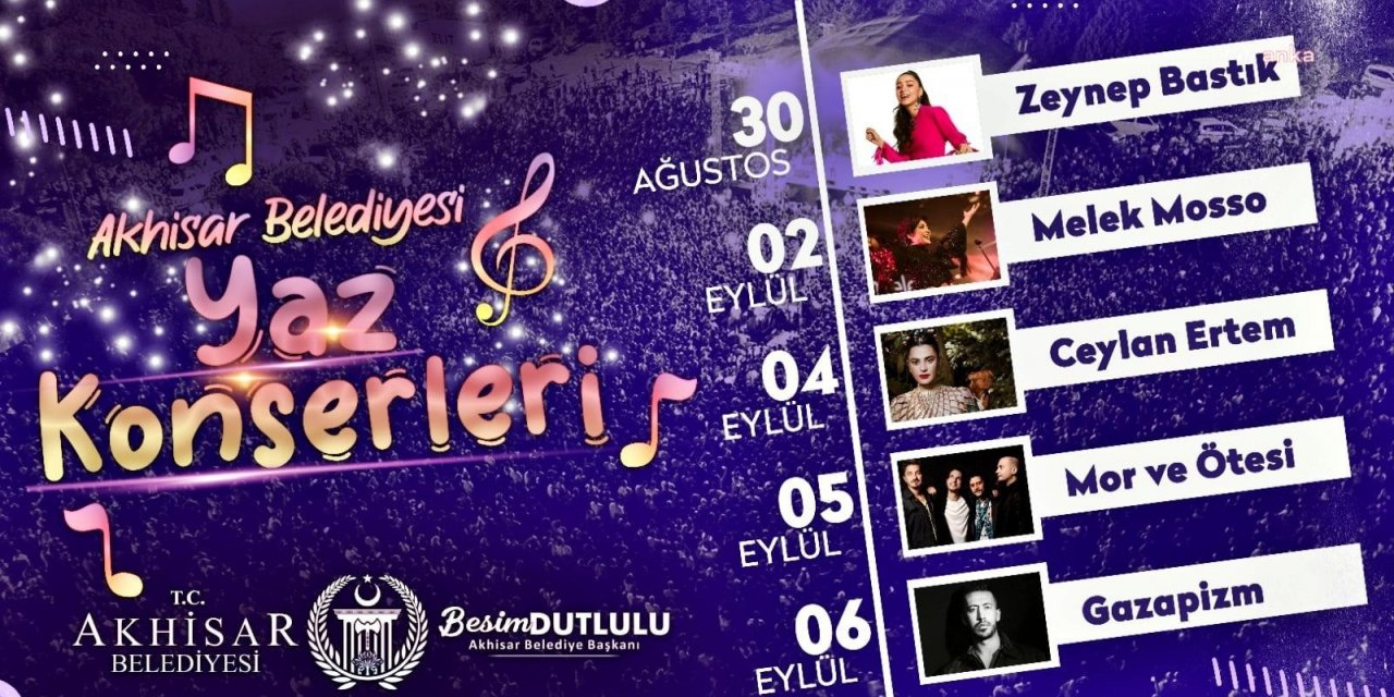 AKHİSAR’DA KURTULUŞ GÜNÜ KONSERLERLE KUTLANACAK