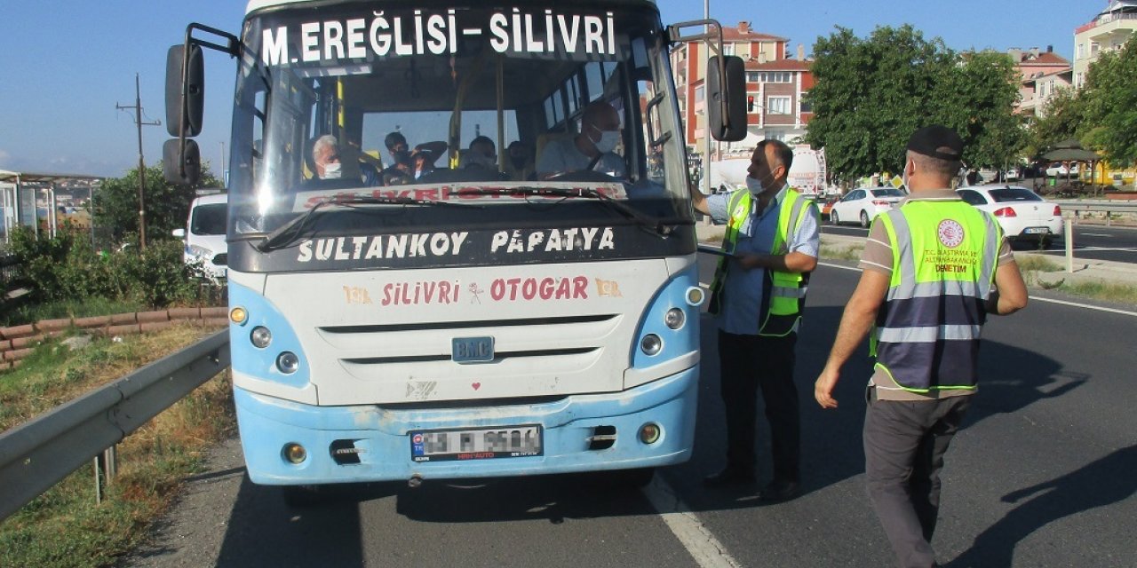 TEKİRDAĞ'DA ŞEHİRLER ARASI YOLCU TAŞIMACILIĞI YAPAN FİRMALARA YÖNELİK DENETİM