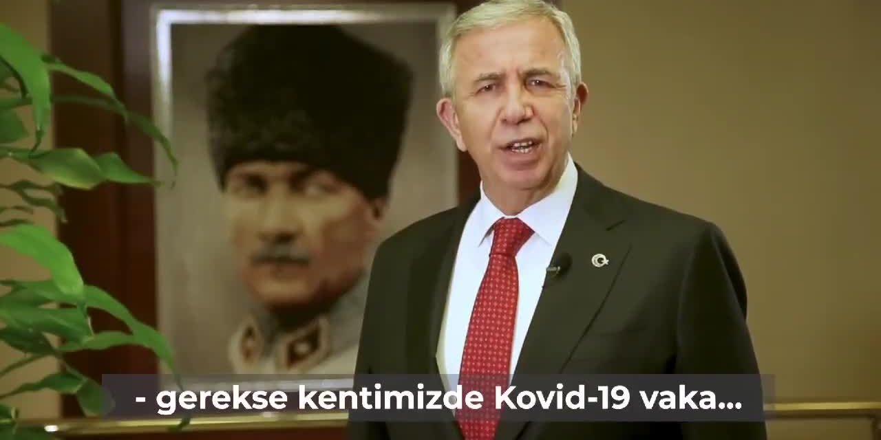 ANKARA BÜYÜKŞEHİR BELEDİYE BAŞKANI YAVAŞ'TAN AŞI ÇAĞRISI