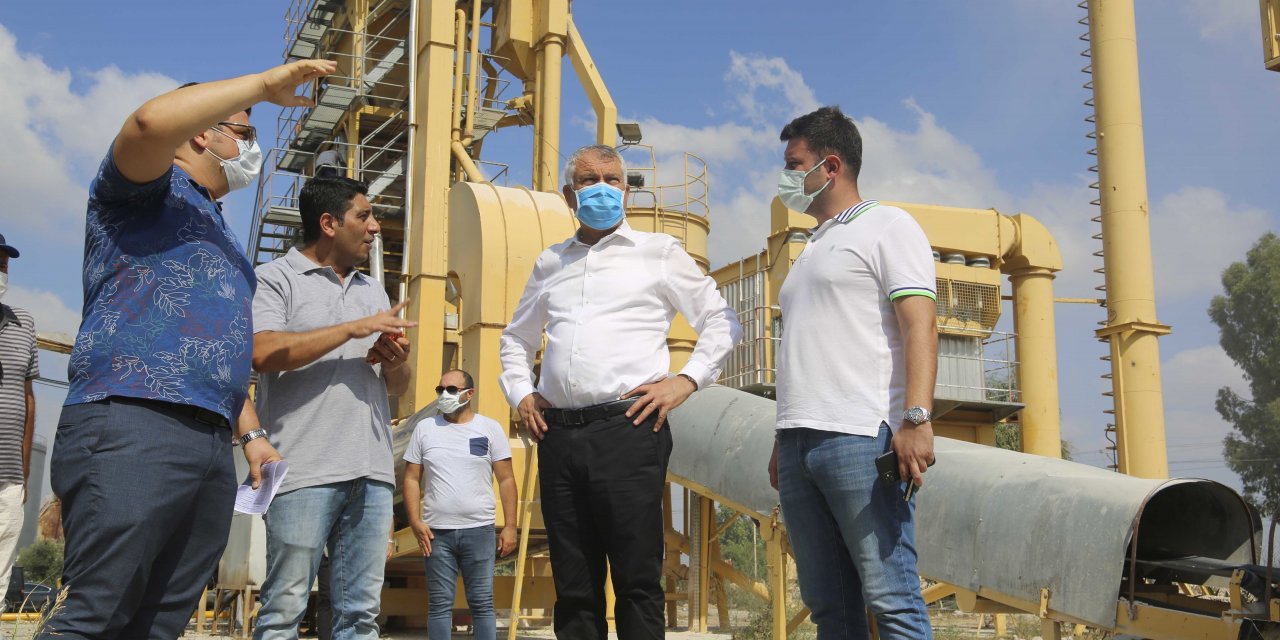 ADANA BÜYÜKŞEHİR, GÜNLÜK ASFALT ÜRETİMİNİ 3500 TONA ÇIKARDI