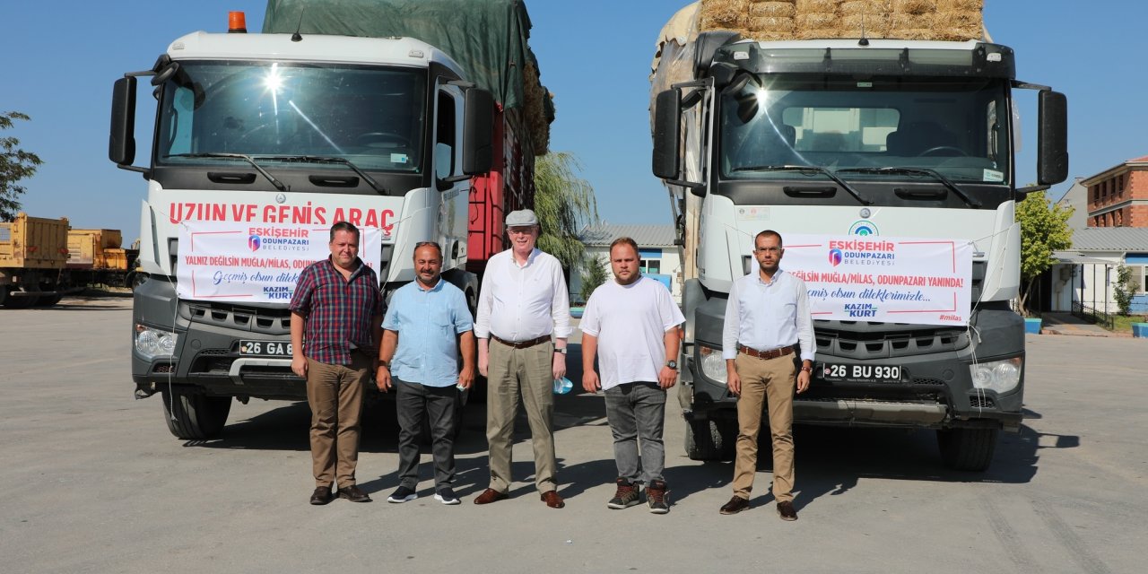 ODUNPAZARI'NDAN MİLAS’A YARDIM ELİ