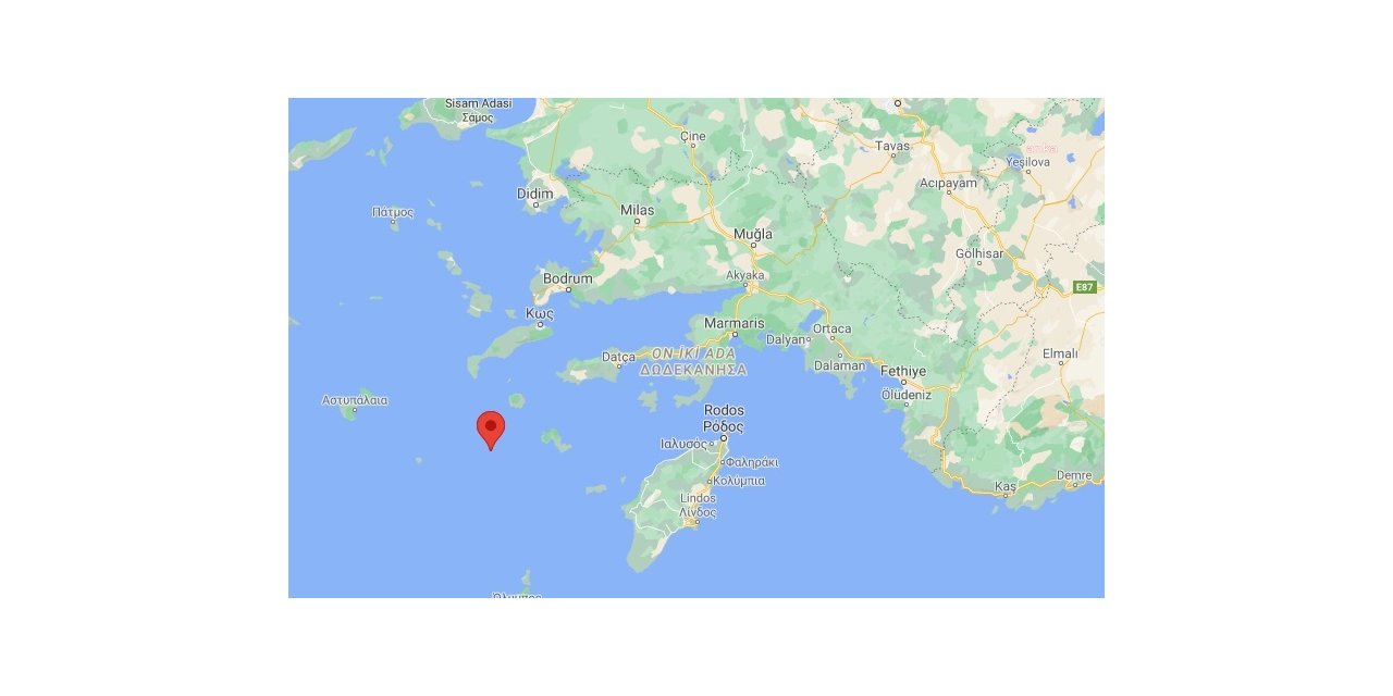DATÇA AÇIKLARINDA 4.6 BÜYÜKLÜĞÜNDE DEPREM