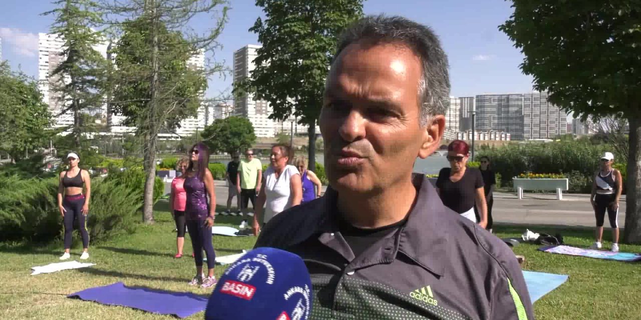 BAŞKENTLİLER, GÜNE BÜYÜKŞEHİR PARKLARINDA SABAH SPORUYLA BAŞLIYOR