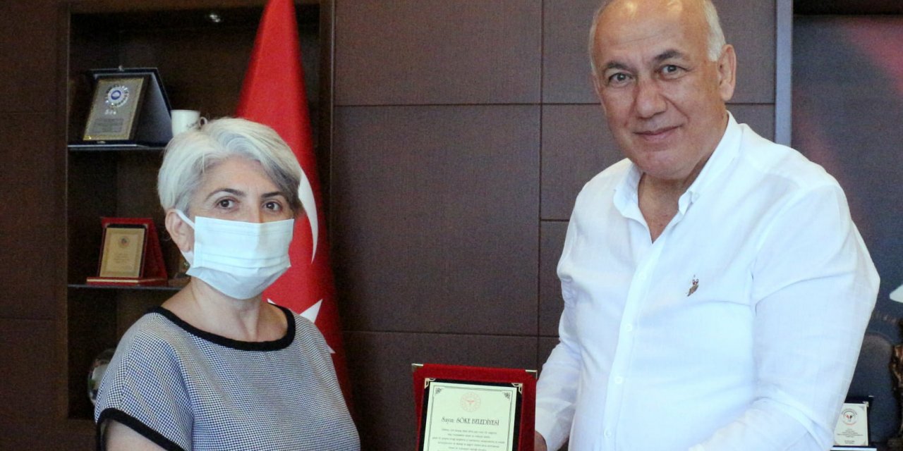 SÖKE İLÇE SAĞLIK MÜDÜRÜ'NDEN BELEDİYE BAŞKANI TUNCEL’E TEŞEKKÜR