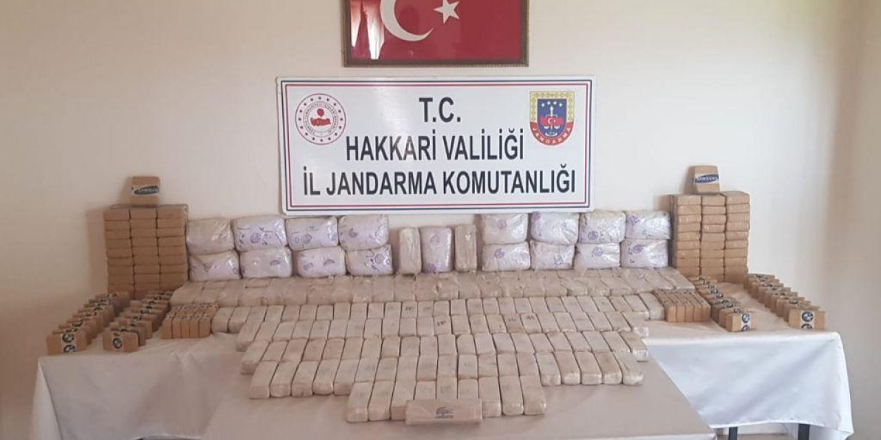 HAKKARİ’DE 191 KİLO EROİN ELE GEÇİRİLDİ