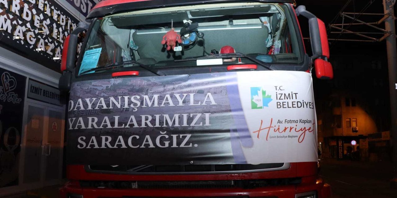 İZMİT BELEDİYESİ’NDEN BARTIN VE SİNOP’A YARDIM ELİ