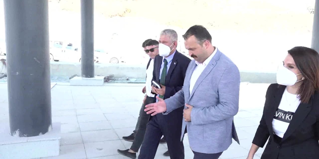 ANTALYA BÜYÜKŞEHİR BELEDİYESİ YÖNETİCİLERİ, HATAY EXPO 2021 ALANLARINI ZİYARET ETTİ