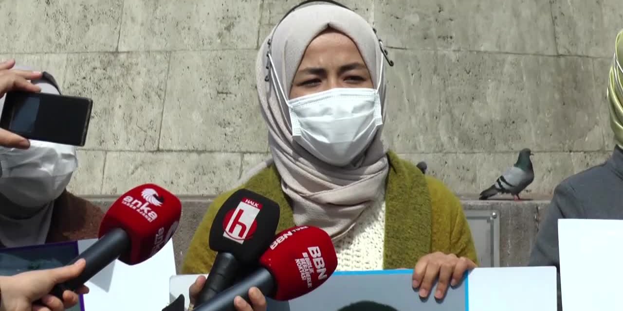 ÇOCUKLARI İÇİN 19 GÜNDÜR YÜRÜYEN UYGUR TÜRKÜ KADINLAR ANKARA'DA: "KENDİ DOĞURDUĞUM ÇOCUĞU TANIMIYORUM"